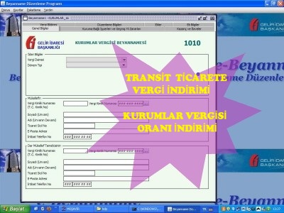 TRANSİT TİCARETTE KURUMLAR VERGİSİ İNDİRİMİ - KURUMLAR VERGİSİ ORANININ İNDİRİMLİ UYGULANMASI 