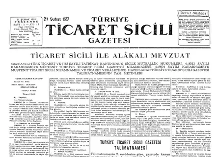 ŞİRKET KURULUŞU İÇİN İSTENEN BELGELER